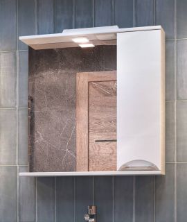 Зеркало-шкаф с подсветкой Vigo Callao z.CAL.70.R.El 70 см белый